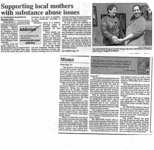 Supporting Local Mothers with Substance Abuse Issues